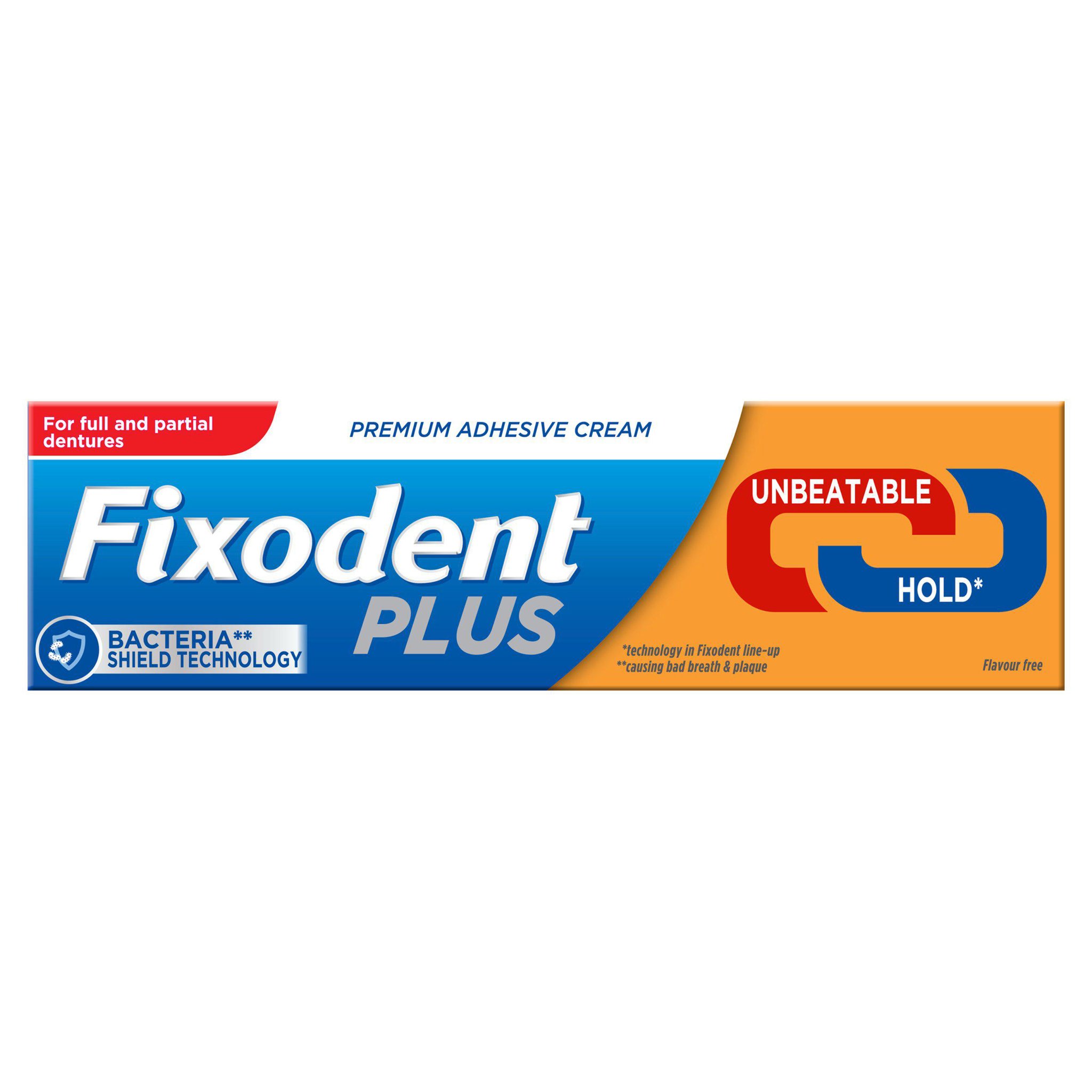 Picture of Fixodent Plus Dual Power Denture Adhesive Cream 40g