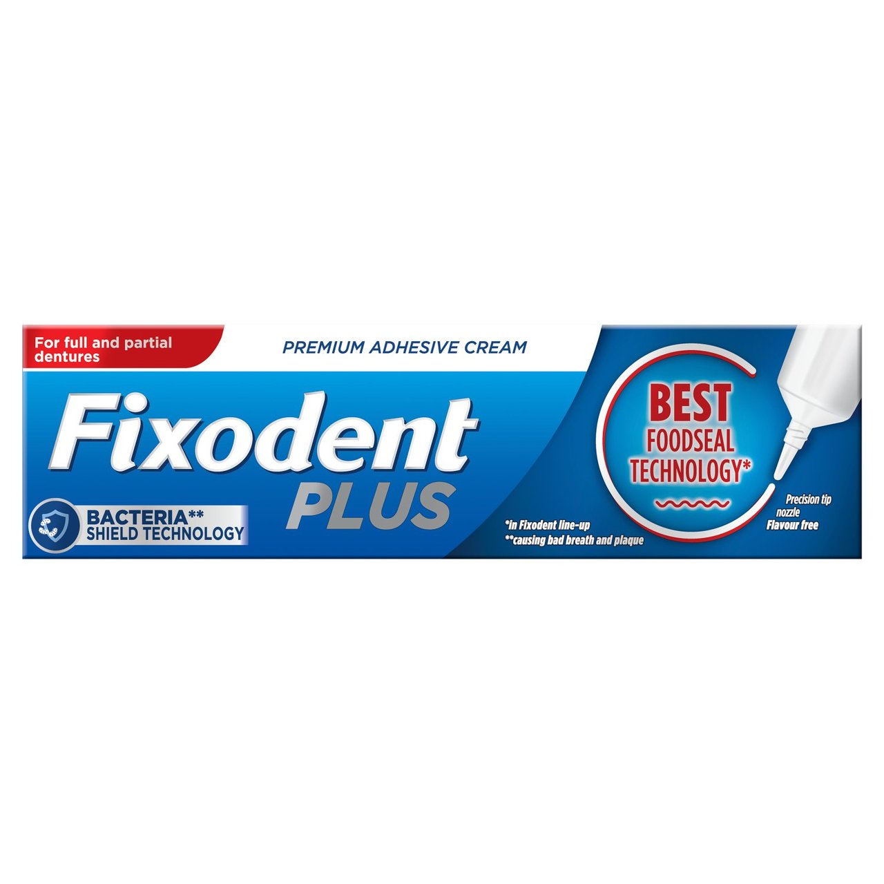 Picture of Fixodent Plus Food Seal Denture Adhesive 40g