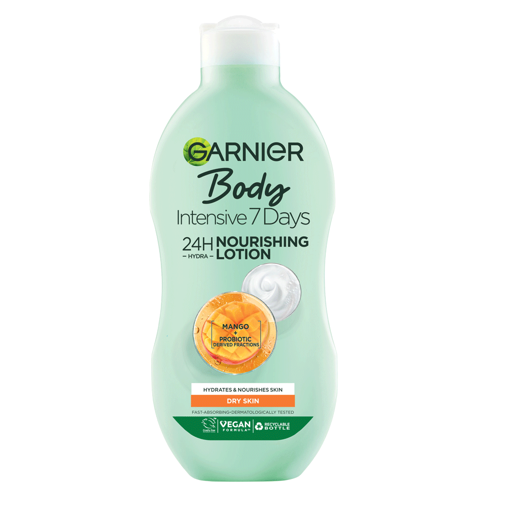 Picture of Garnier Intensive 7 Days Mango Body Lotion Dry Skin 400ml