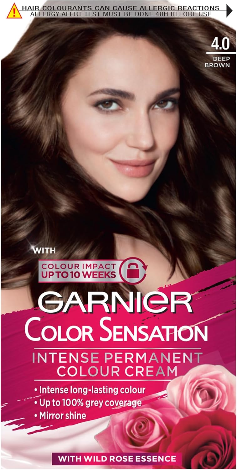 Picture of Garnier Color Sensation Permanent Hair Dye 4.0 Deep Brown