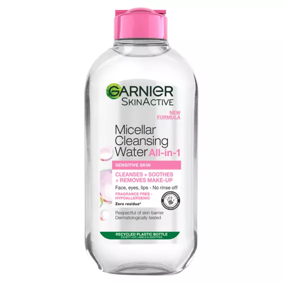 Picture of Garnier Micellar Water Facial Cleanser For Sensitive Skin 200ml
