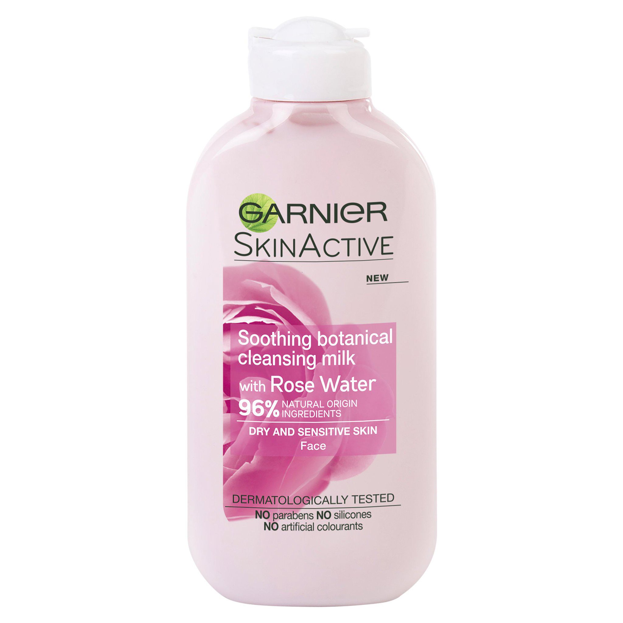 Picture of Garnier Natural Rose Cleansing Milk Sensitive Skin 200ml