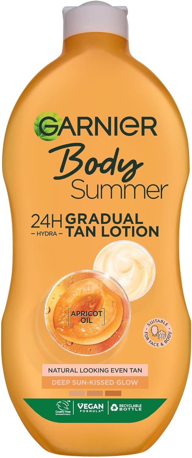 Picture of Garnier Summer Body Hydrating Gradual Tan Moisturiser Dark 400ml