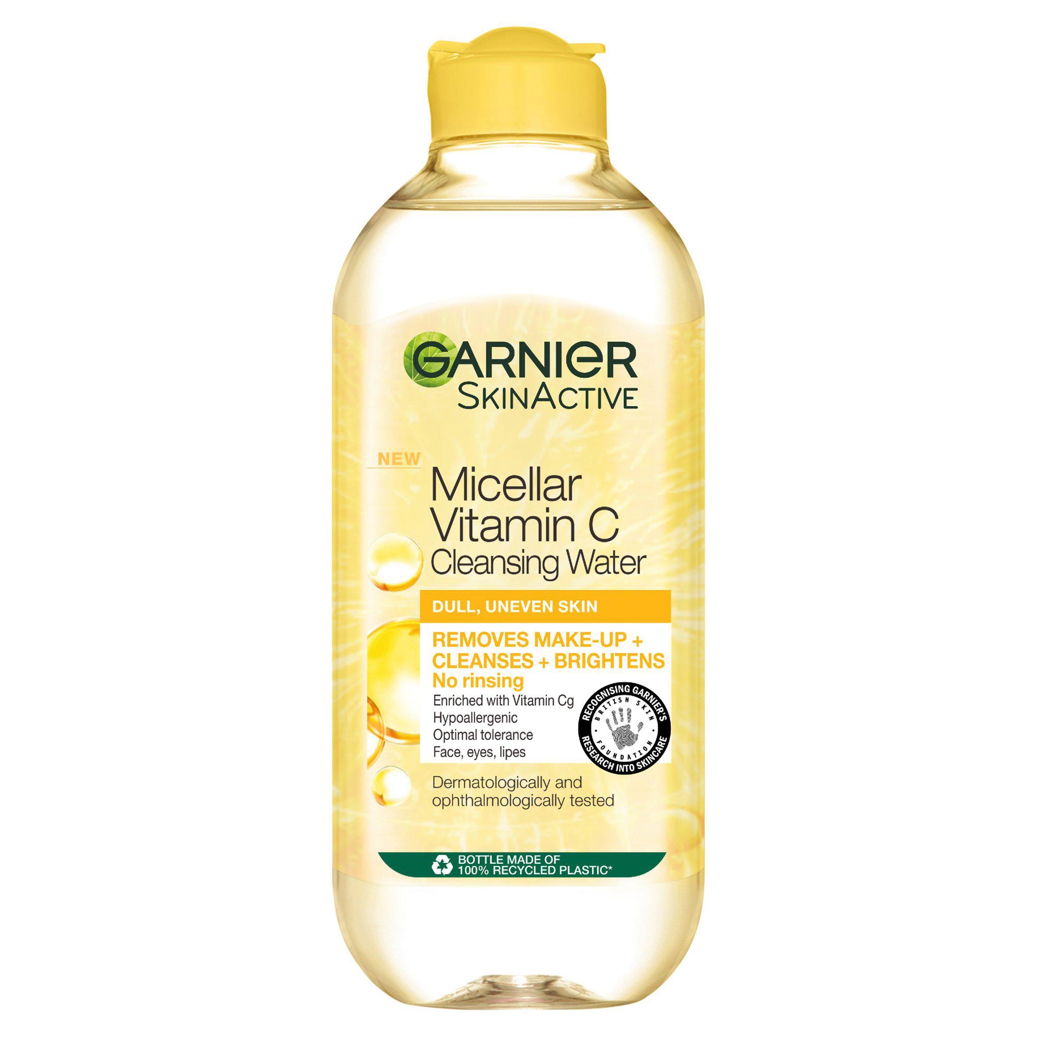 Picture of Garnier Vitamin C Micellar Water, Cleanse & Brighten Skin 400ml
