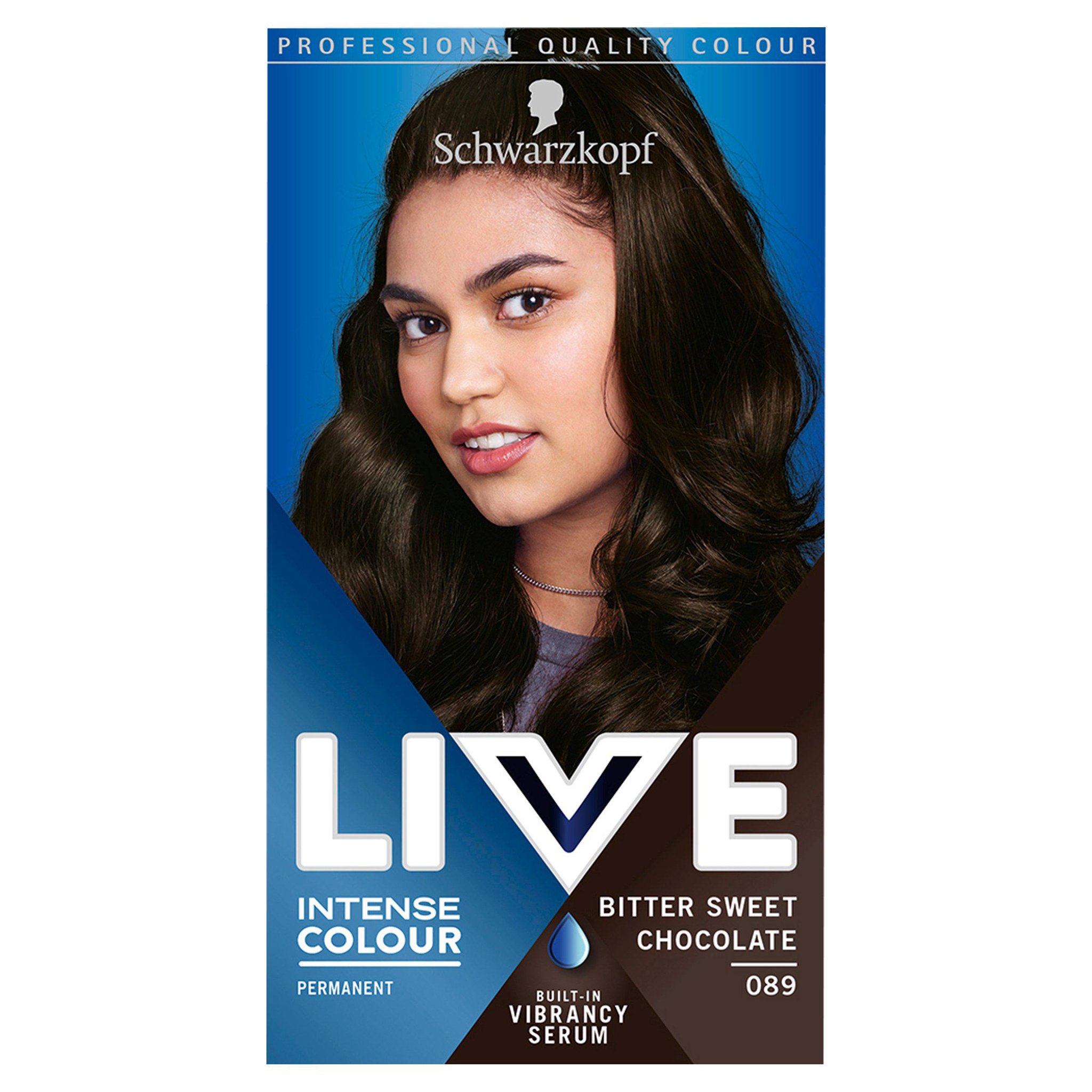 Picture of Schwarzkopf LIVE 089 Bitter Sweet Chocolate Permanent Hair Dye