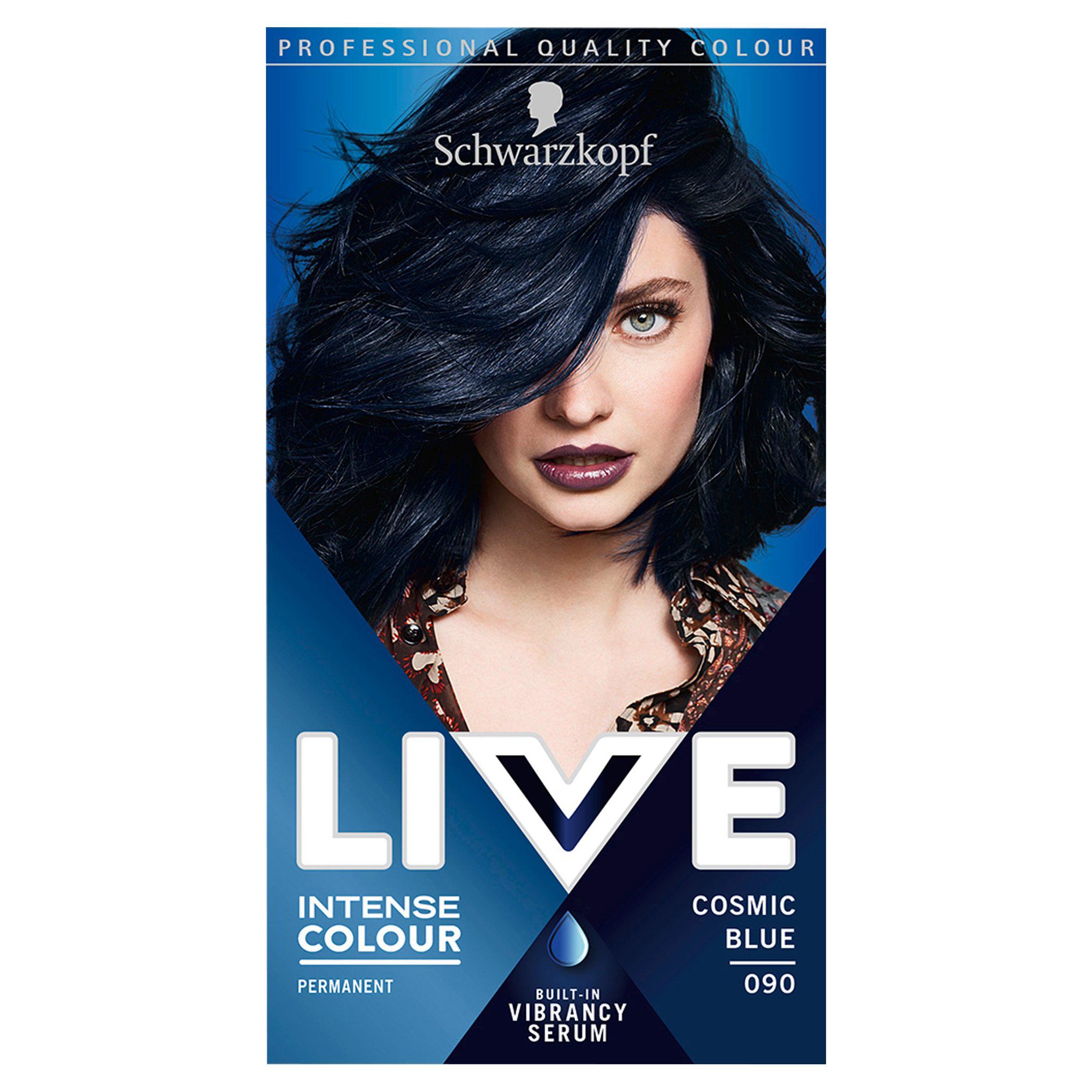 Picture of Schwarzkopf LIVE 090 Cosmic Blue Permanent Hair Dye