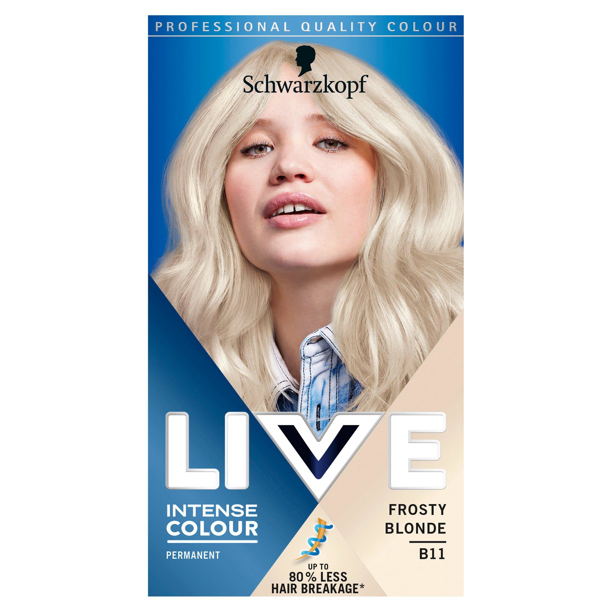 Picture of Schwarzkopf LIVE B11 Frosty Blonde Permanent Hair Dye
