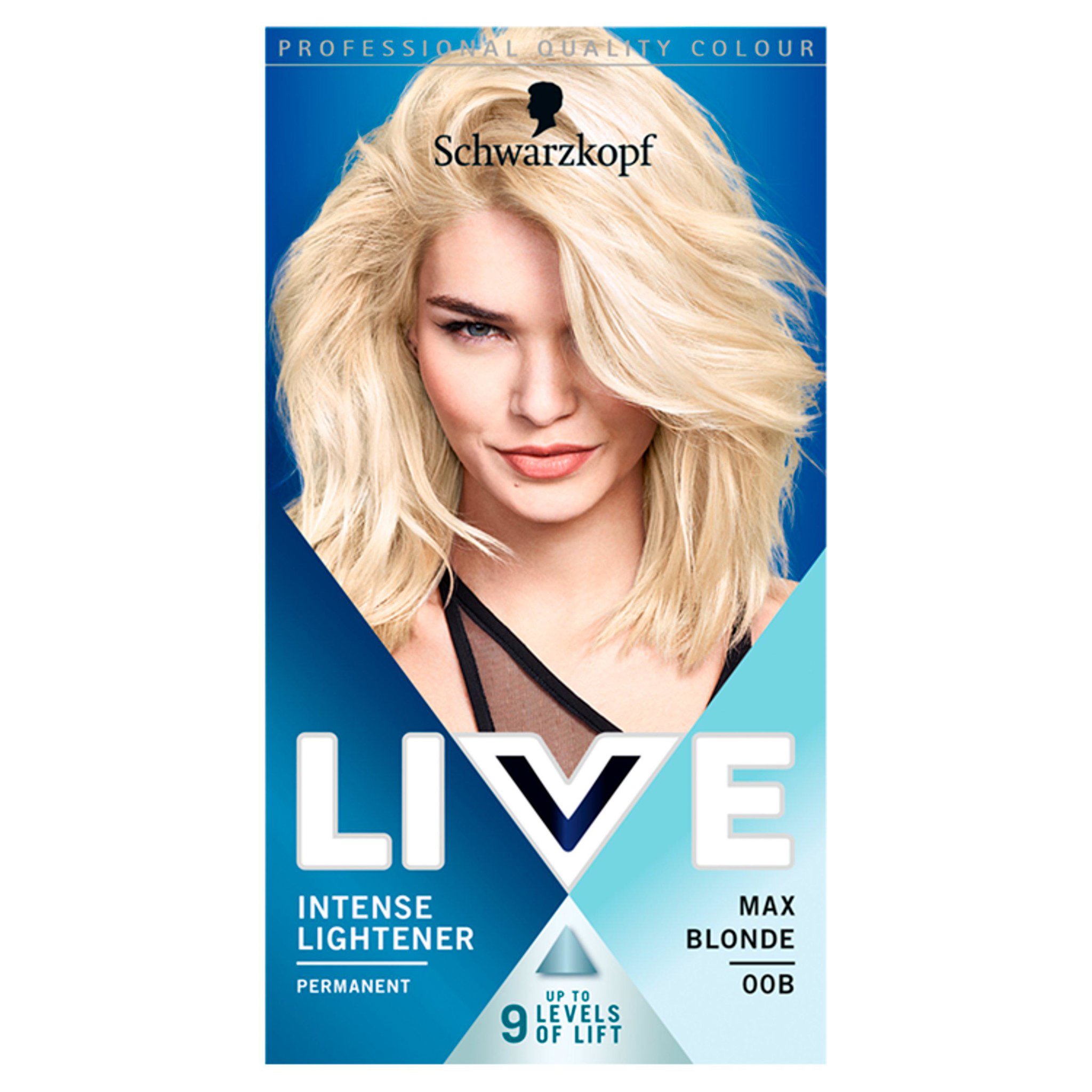 Picture of Schwarzkopf LIVE 00B Max Blonde Permanent Hair Dye