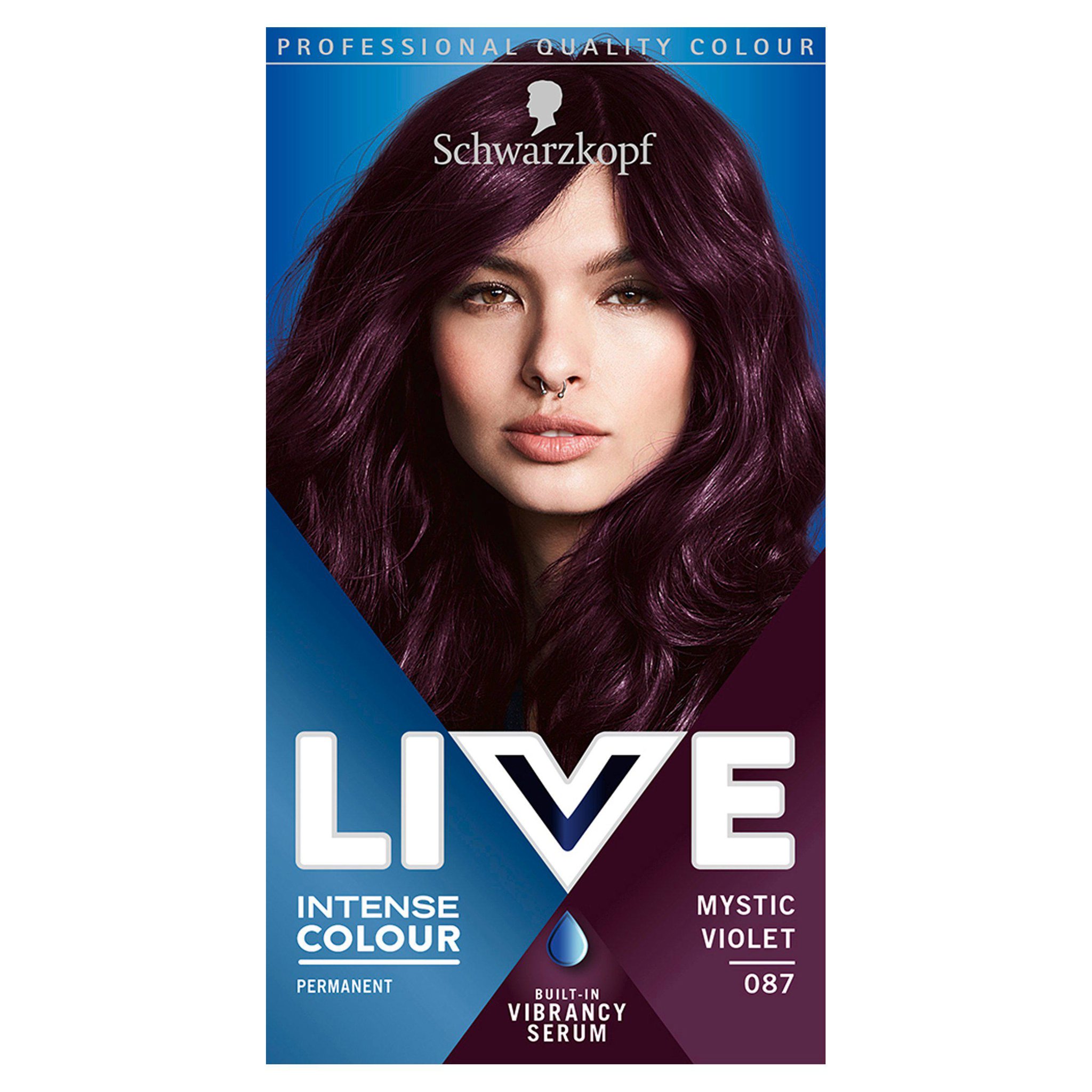 Picture of Schwarzkopf LIVE 087 Mystic Violet Permanent Hair Dye
