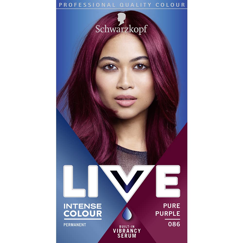 Picture of Schwarzkopf LIVE 086 Pure Purple Permanent Hair Dye