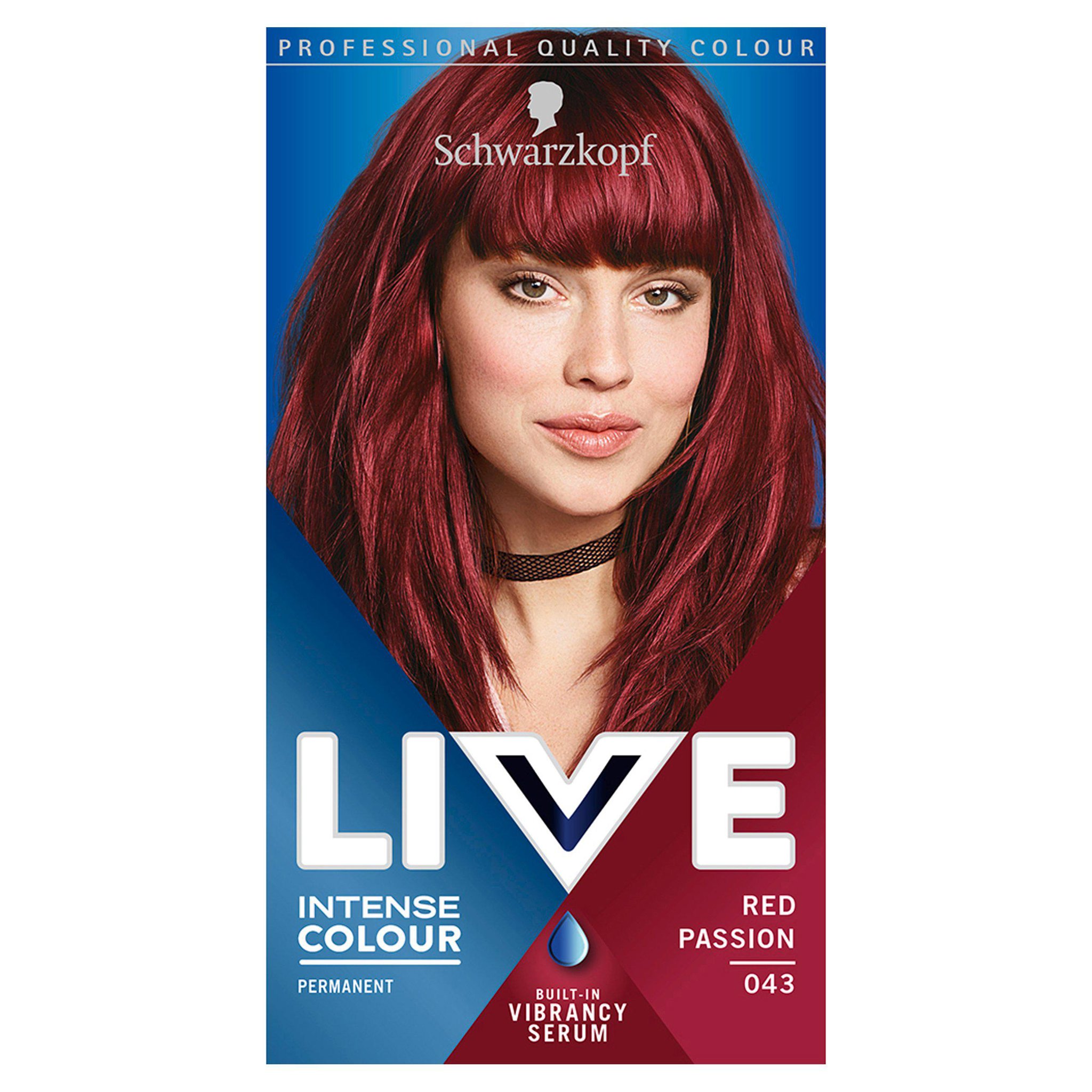 Picture of Schwarzkopf LIVE 043 Red Passion Permanent Hair Dye