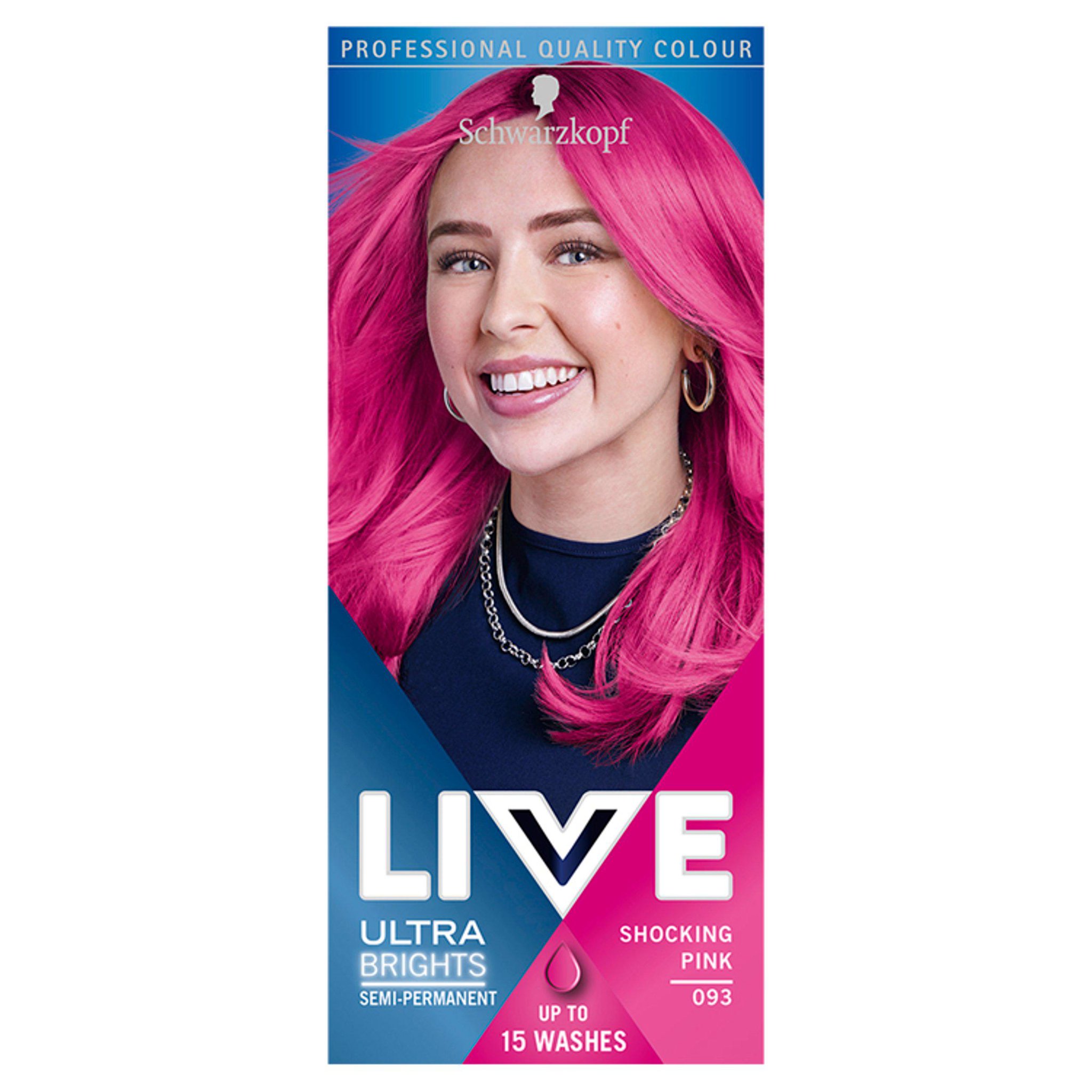 Picture of Schwarzkopf LIVE 093 Shocking Pink Semi-Permanent Hair Dye