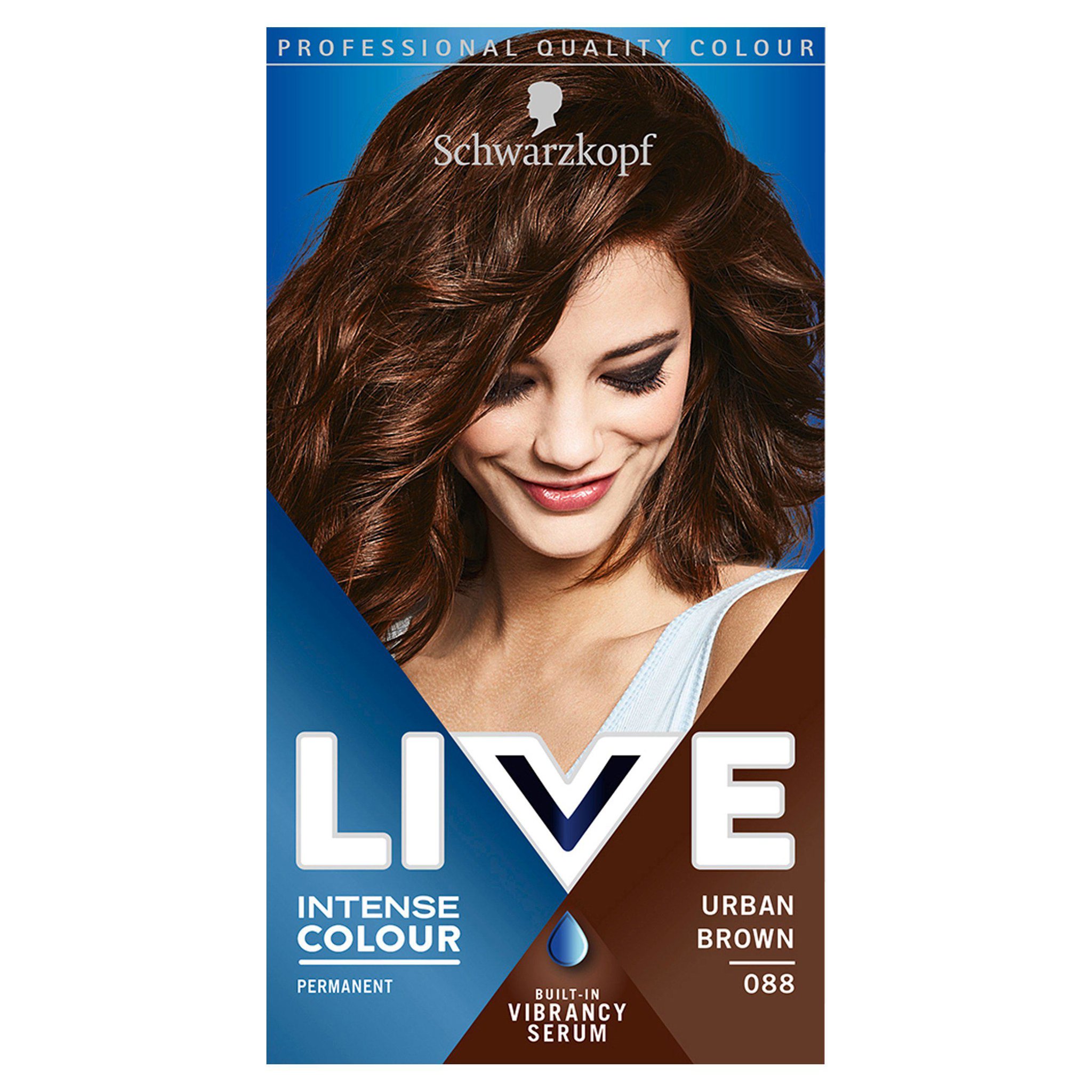 Picture of Schwarzkopf LIVE 088 Urban Brown Permanent Hair Dye