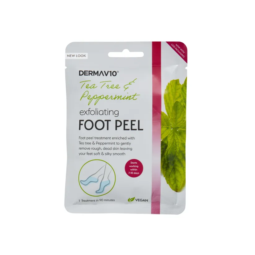 Picture of Derma V10 Exfoliating Foot Peel Tea Tree & Peppermint