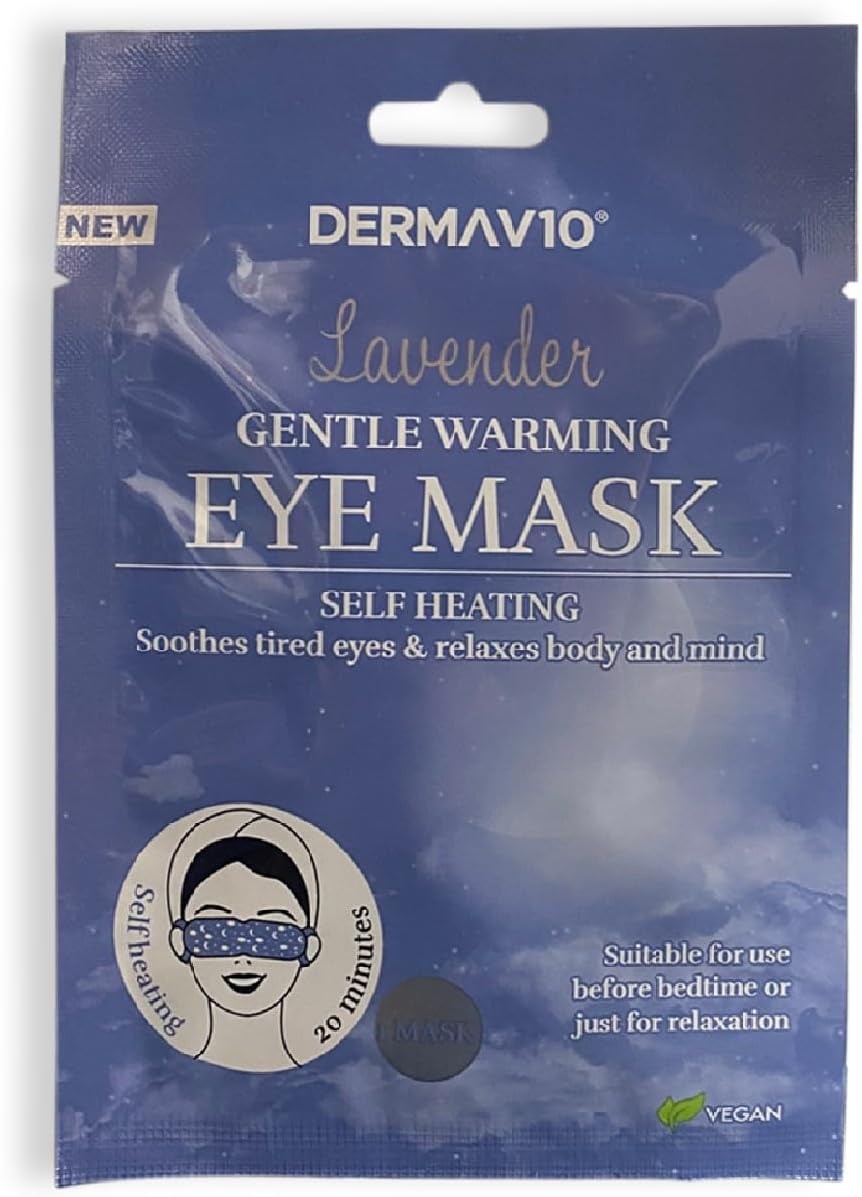 Picture of Derma V10 Lavender Gentle Warming Eye Mask
