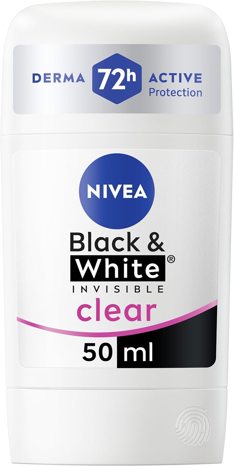 Picture of Nivea Black & White Clear Anti-Perspirant Deodorant Stick 50ml
