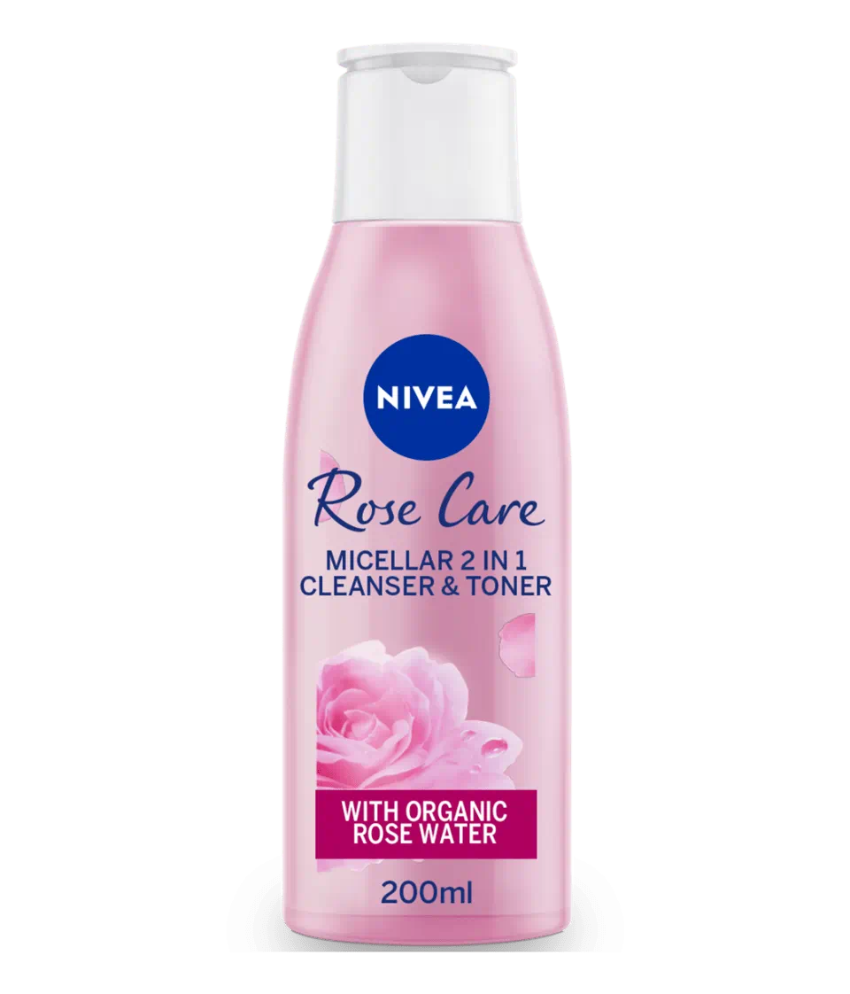 Picture of Nivea MicellAIR 2 in 1 Rose Water Cleanser & Toner 200ml