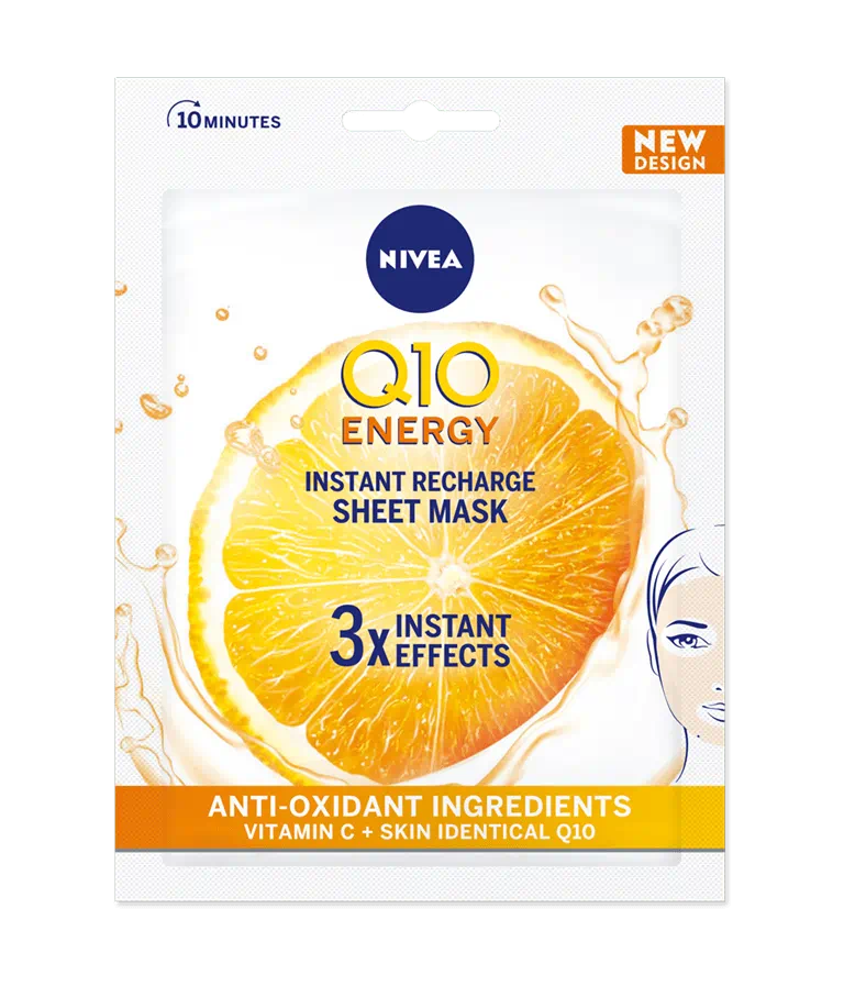 Picture of Nivea Q10 Energy Instant Recharge Face Sheet Mask