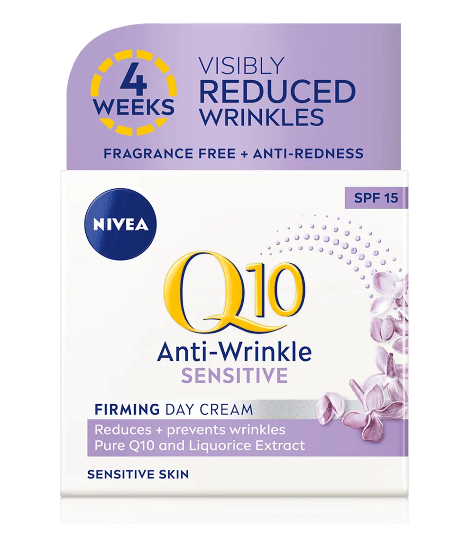 Picture of Nivea Q10 Anti-Wrinkle Sensitive Firming Day Cream SPF 15 50ml