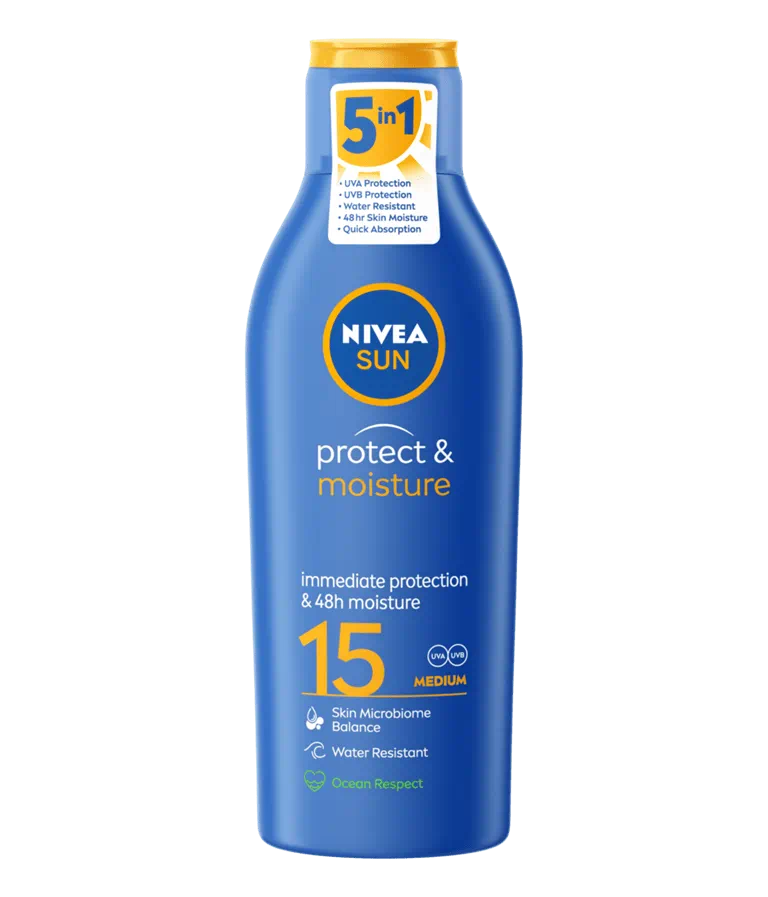 Picture of Nivea Sun Protect & Moisture Cream Lotion SPF15 200ml