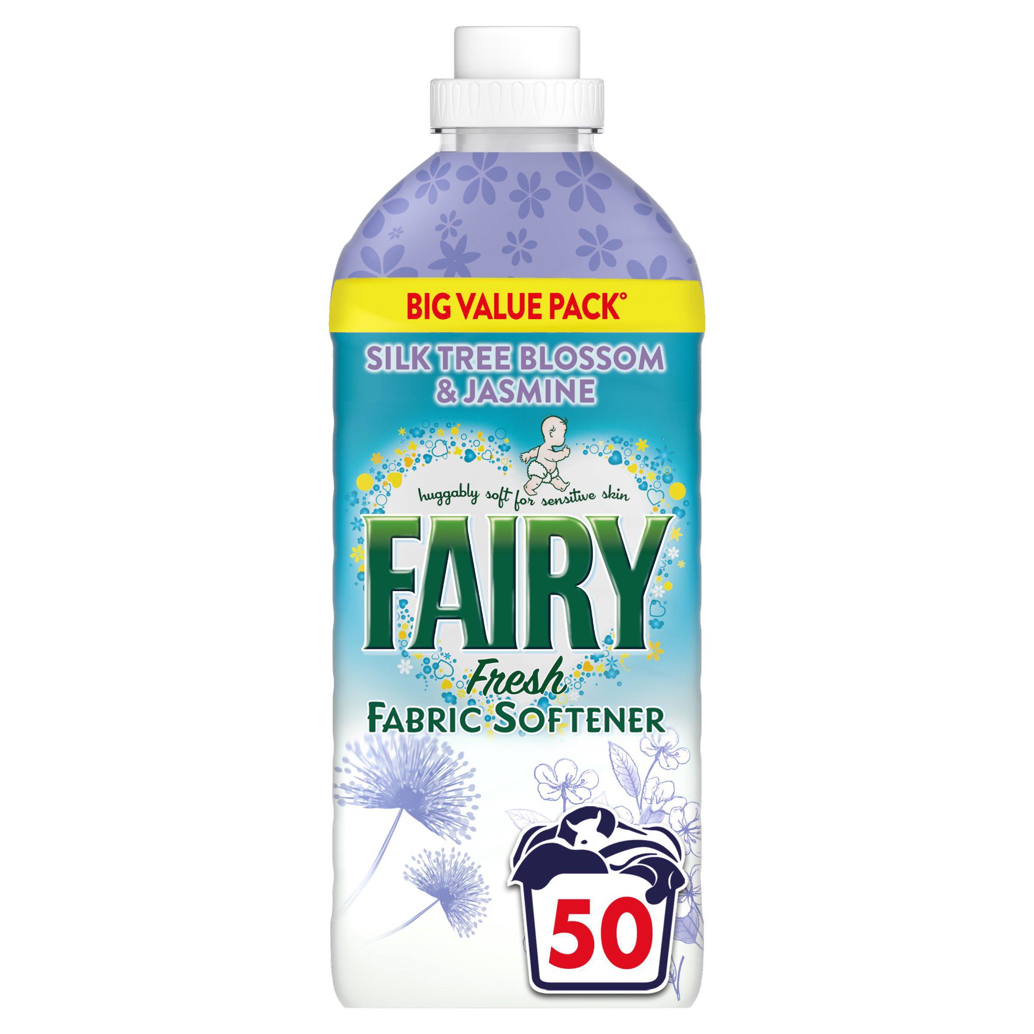 Picture of Fairy Fabric Conditioner Silk Tree Blossom & Jasmine 1650ml 50 Washes