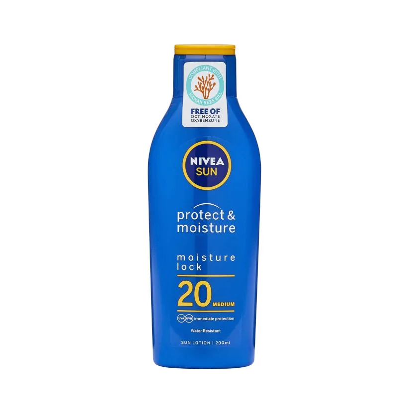 Picture of Nivea Sun Protect & Moisture Cream Lotion SPF20 200ml