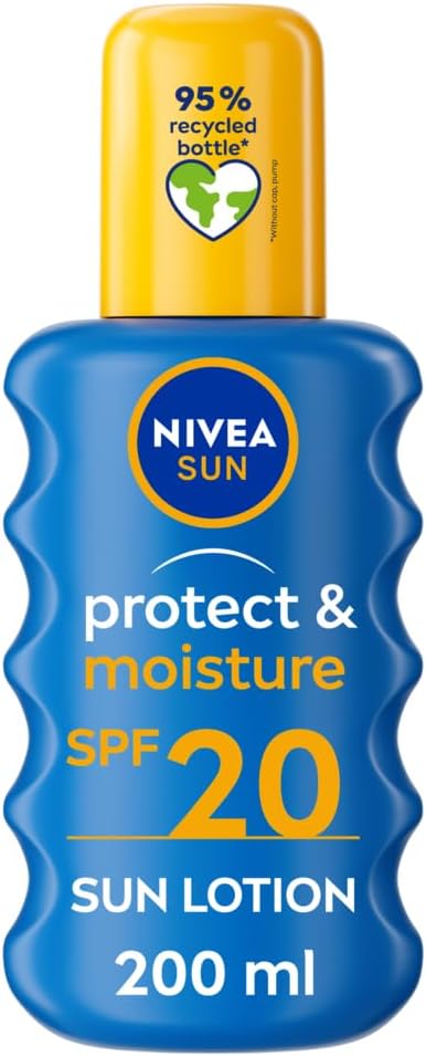 Picture of Nivea Sun Protect & Moisture Sun Cream Spray SPF20 200ml