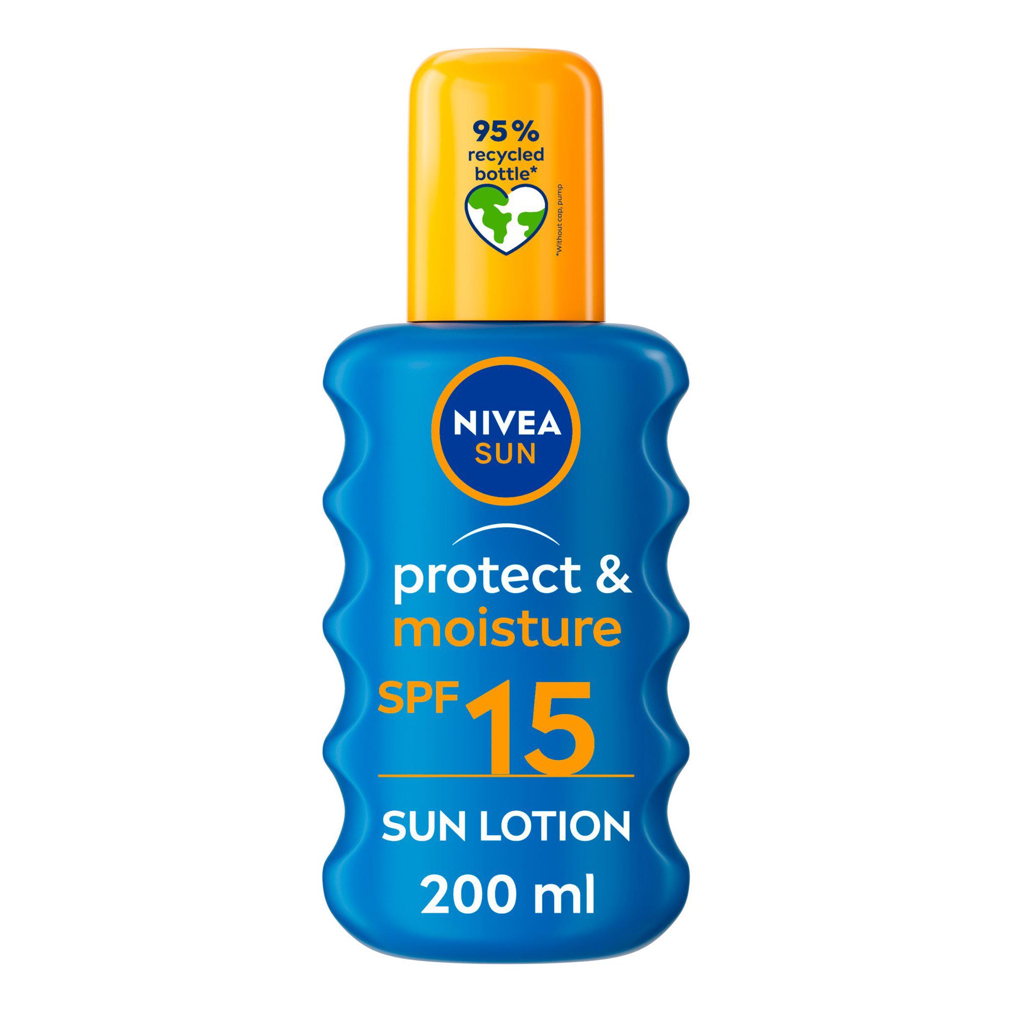Picture of Nivea Sun Protect & Moisture Sun Cream Spray SPF15 200ml