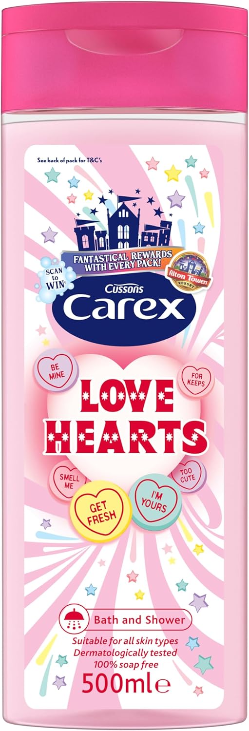 Picture of Carex Fun Editions Love Hearts Shower Gel 500ml