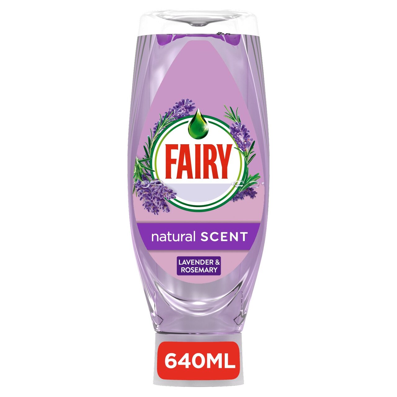 Picture of Fairy Natural Washing Up Liquid Lavender & Rosemary 640ml