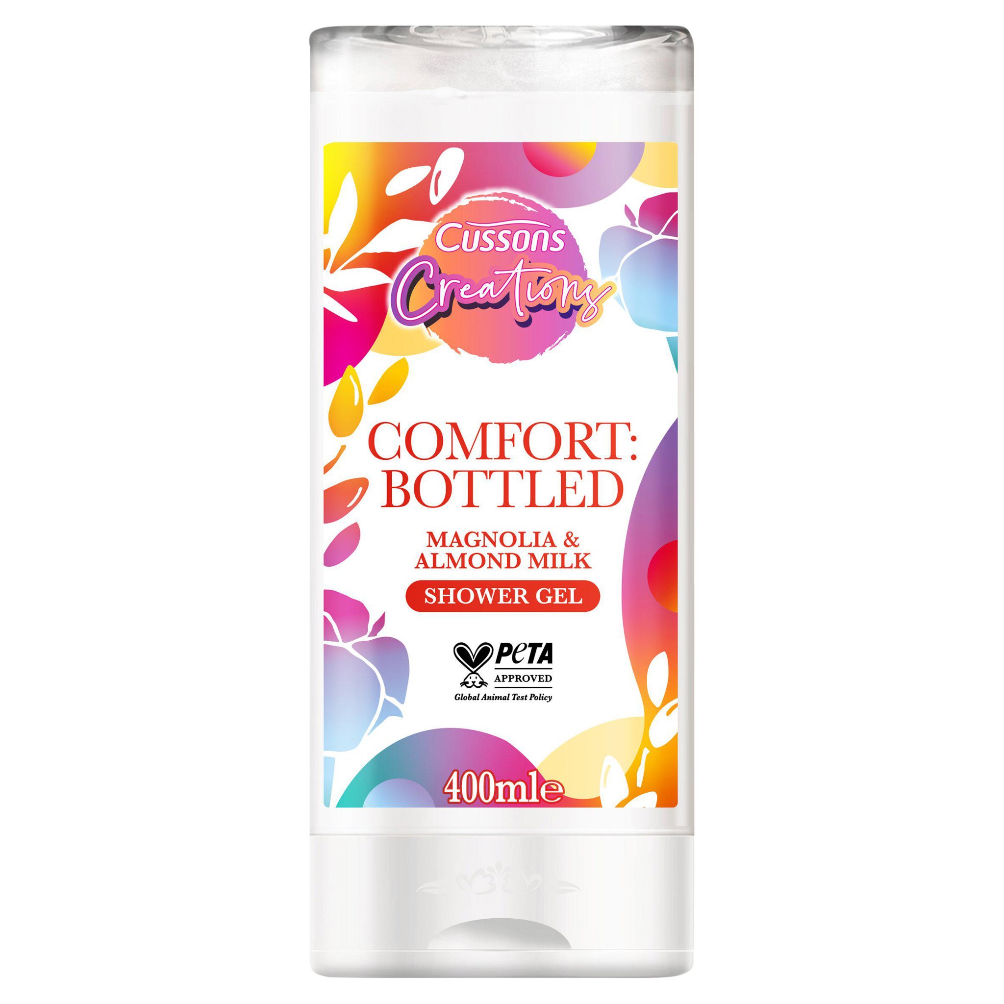 Picture of Cussons Creations Comfort Bottled Magnolia & Almond Milk Shower Gel 400ml
