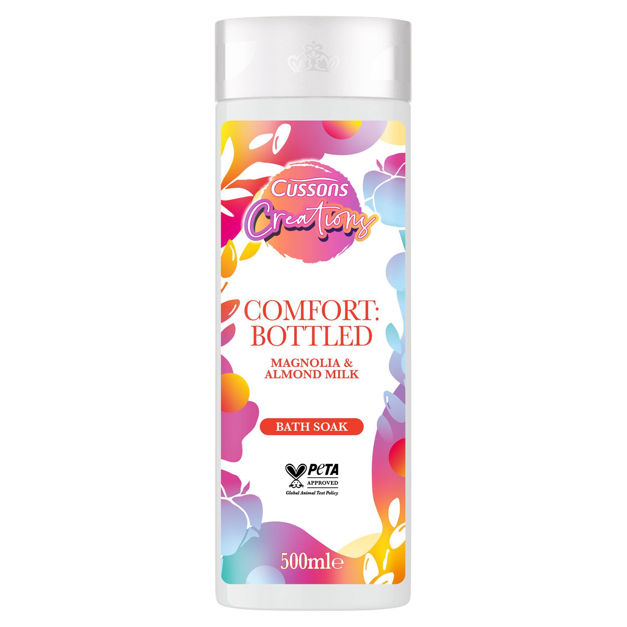 Picture of Creations Comfort Bottled Magnolia & Almond Milk Bath Soak 500ml