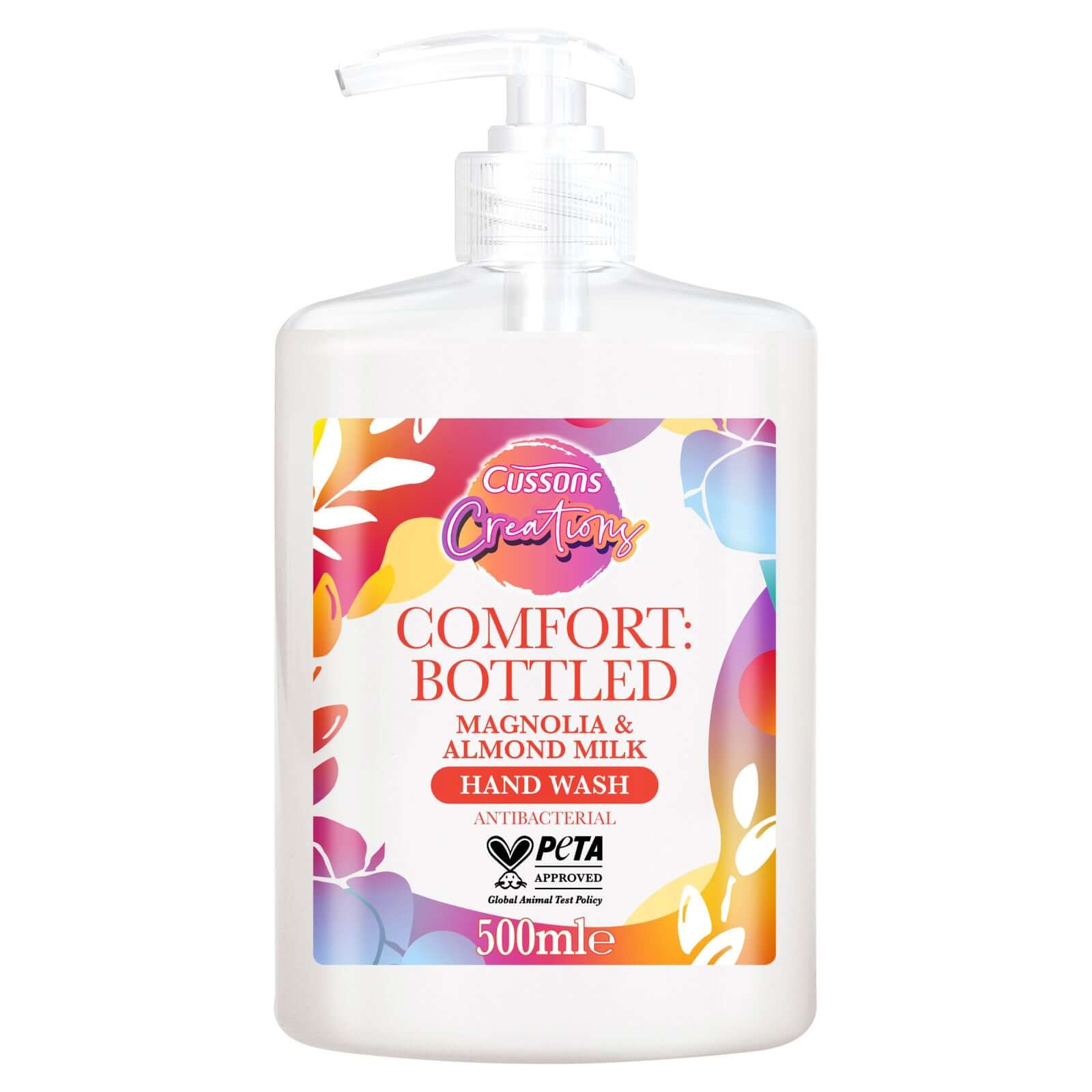 Picture of Creations Comfort Bottled Magnolia & Almond Milk Hand Wash 500ml