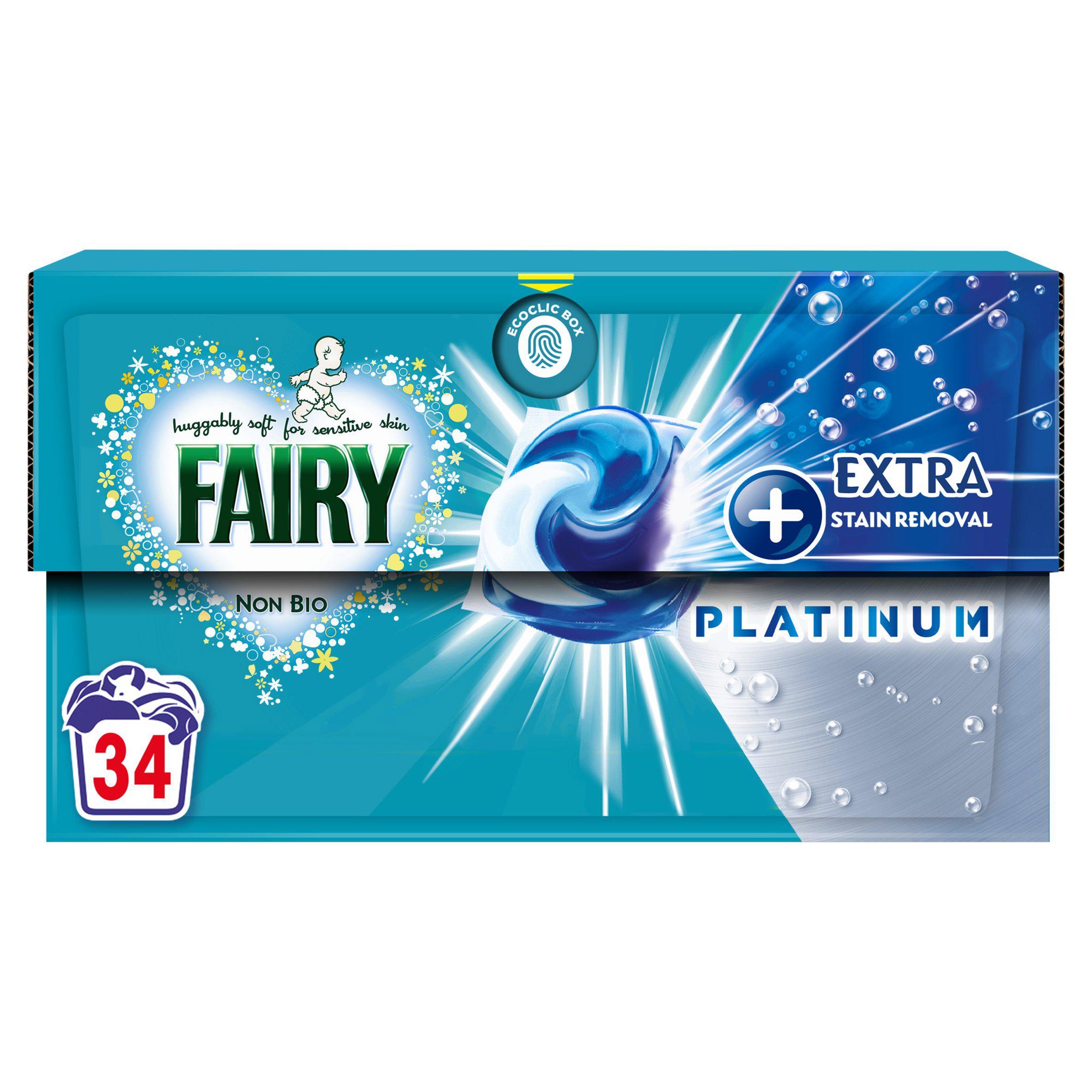 Picture of Fairy Non Bio Platinum PODS Washing Capsules 34 Washes