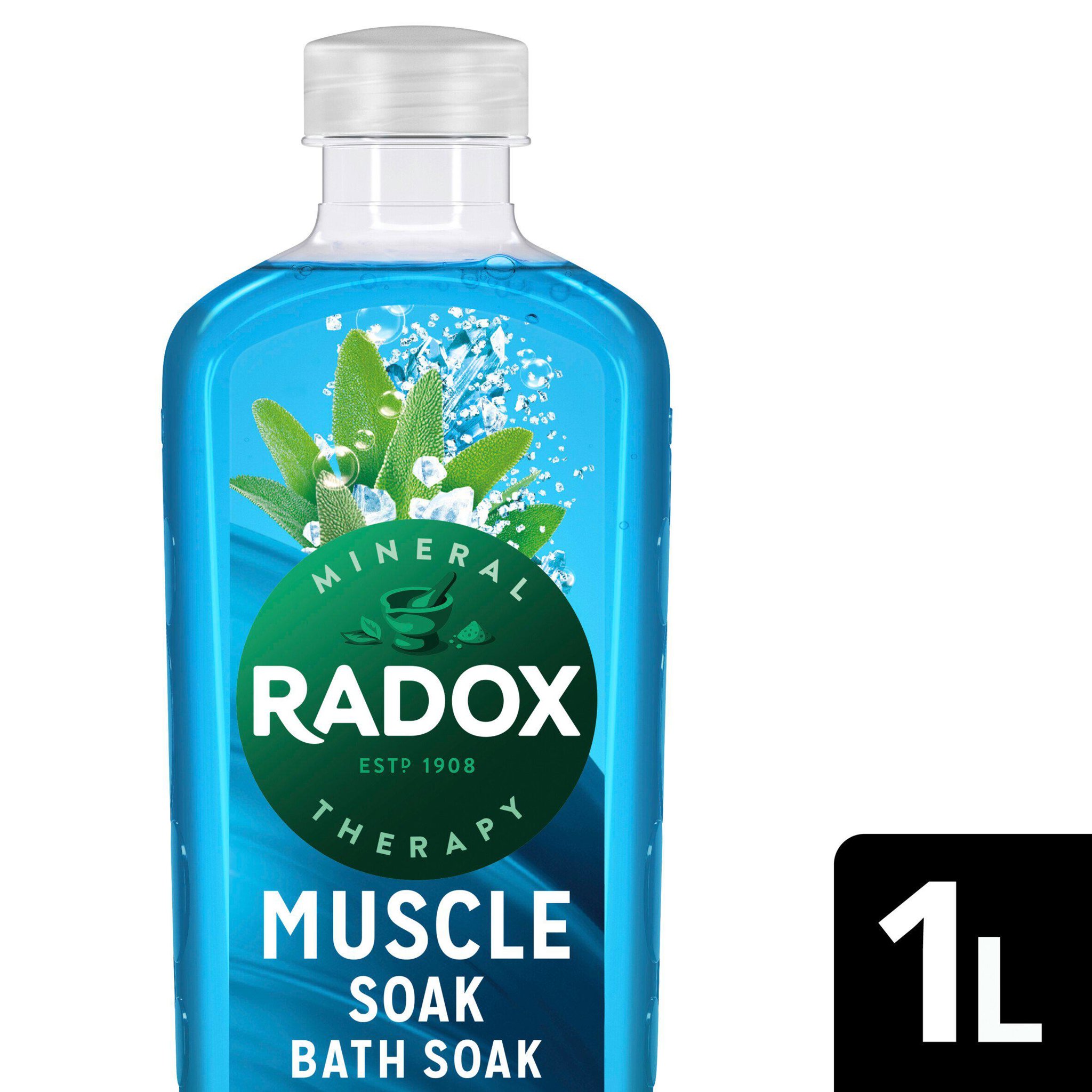 Picture of Radox Mineral Therapy Muscle Soak Bath Soak Bubble Bath 1L