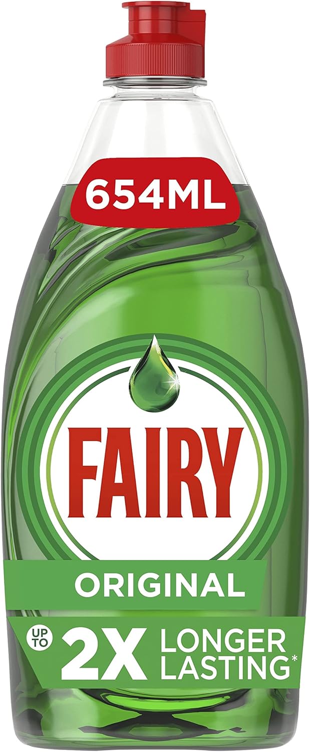 Picture of Fairy Original Washing Up Liquid Green With Lift Action 654ml
