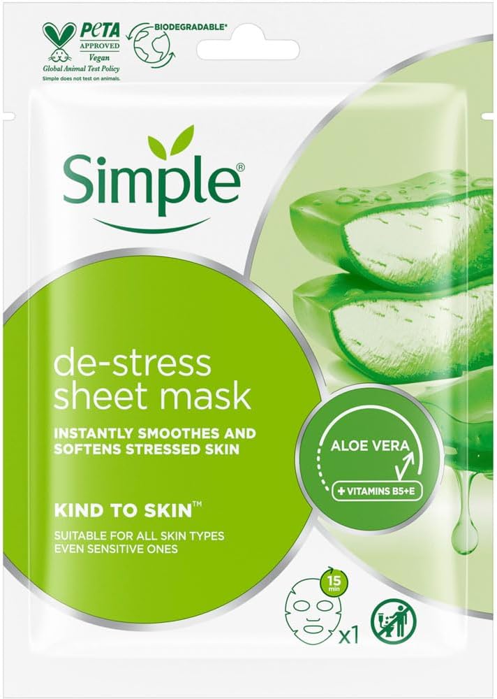 Picture of Simple Kind to Skin Face Sheet Mask De Stress