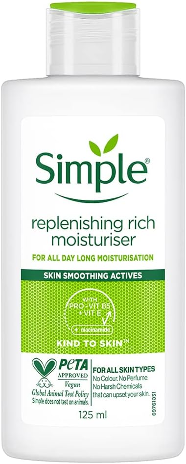 Picture of Simple Kind To Skin Replenishing Rich Moisturiser 125ml