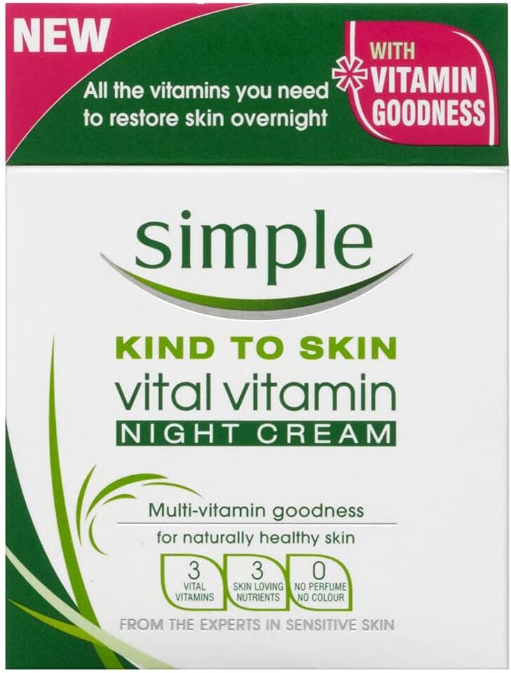 Picture of Simple Kind to Skin Vital Vitamin Night Cream 50ml
