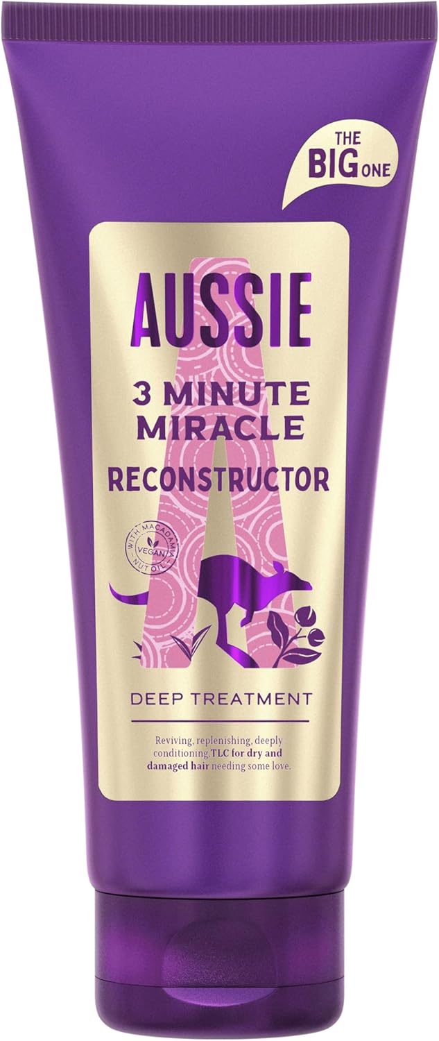 Picture of Aussie 3 Minute Miracle Reconstructor Vegan Deep Treatment Hair Mask 350ml