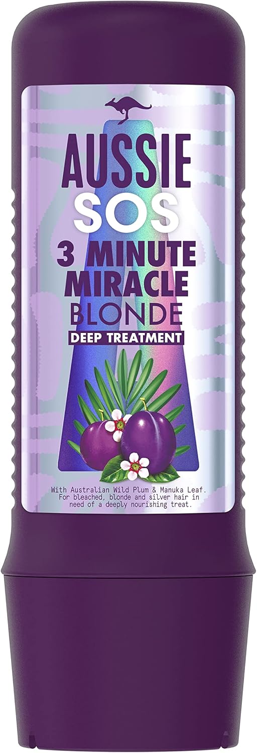 Picture of Aussie Blonde 3 Minute Miracle Purple Hair Conditioner 225ml