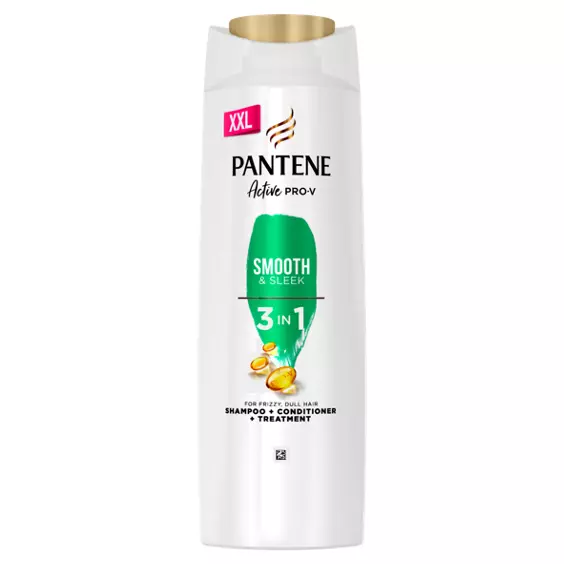 Picture of Pantene Pro-V Smooth & Sleek 3-in-1 Shampoo + Hair Conditioner + Treatment 600ml