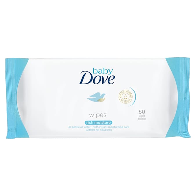 Picture of Baby Dove Rich Moisture Wipes 50s