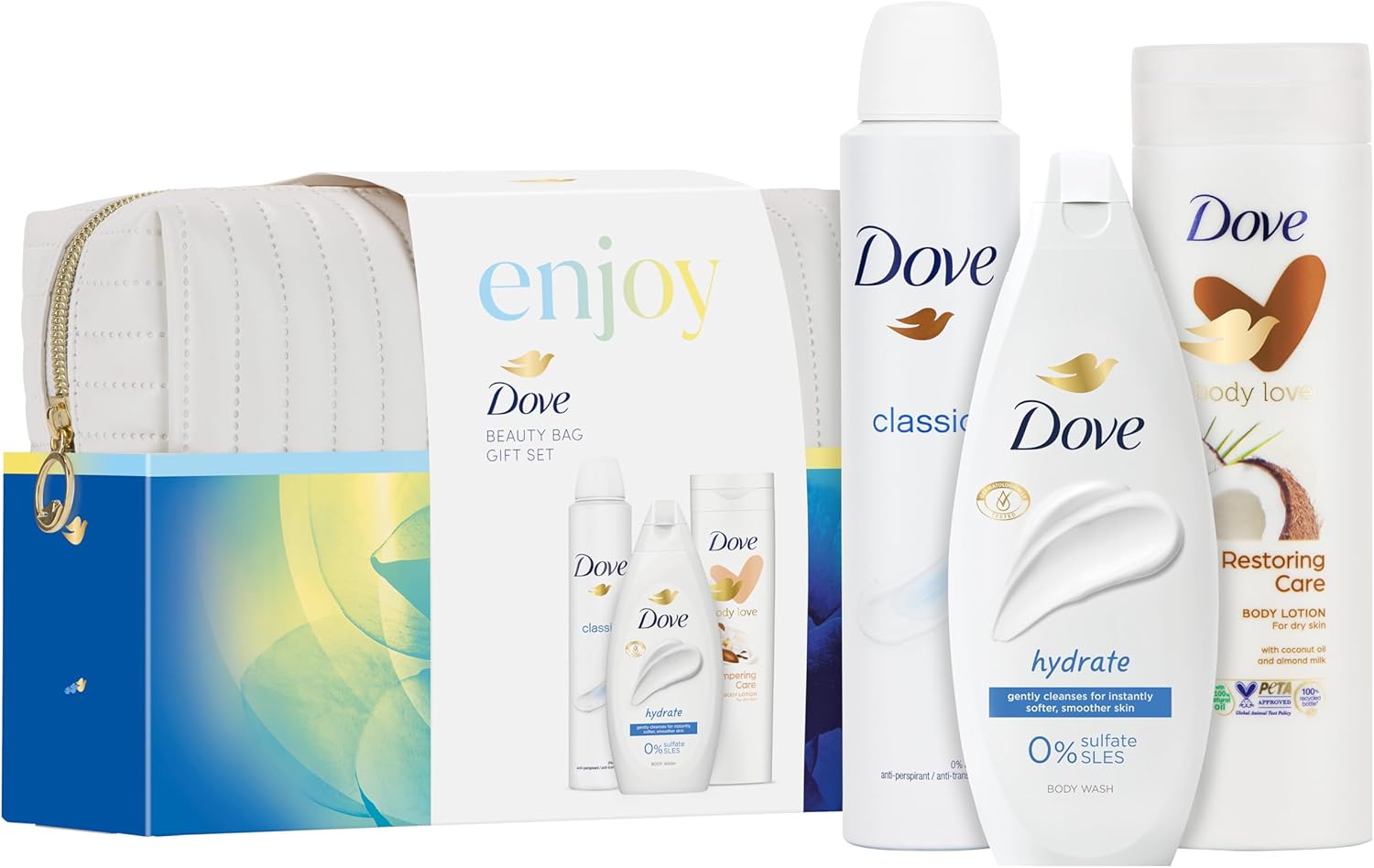 Picture of Dove Enjoy Beauty Bag Collection Gift Set