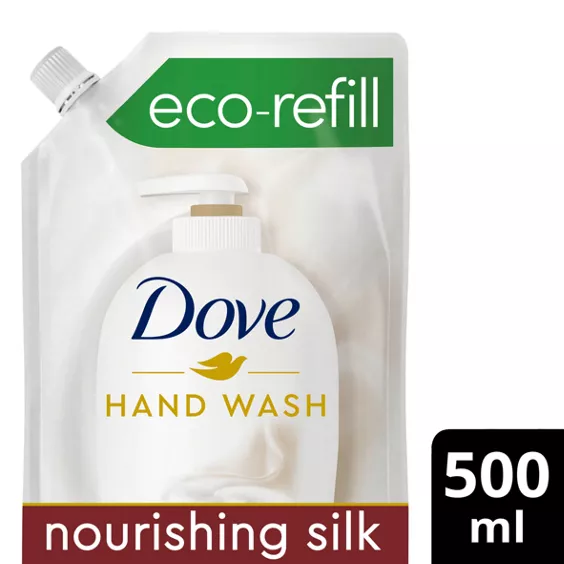 Picture of Dove Liquid Hand Wash Pouch Refill Silk 500ml