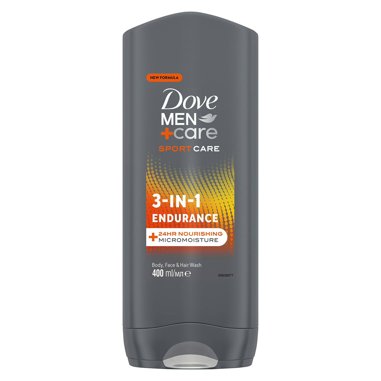 Picture of Dove Men+Care Sport Hydrating Endurance Body, Face & Hair Wash 400ml