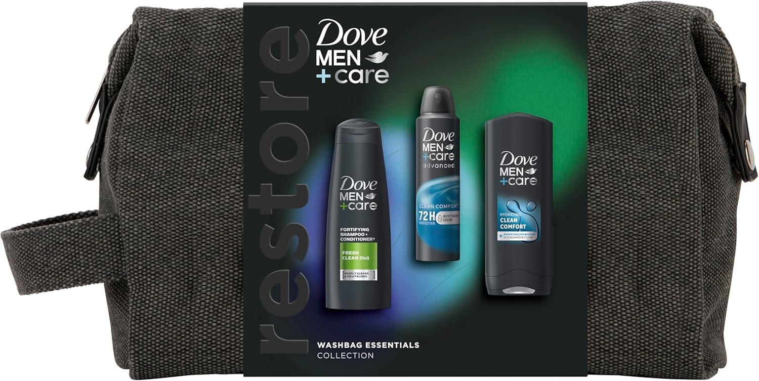 Picture of Dove Men+Care Essentials Washbag Collection Gift Set