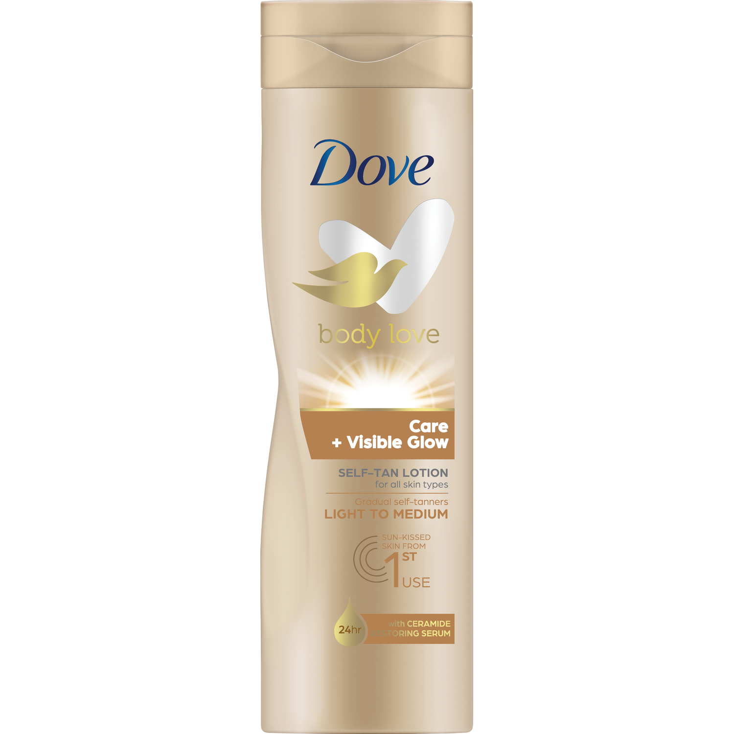 Picture of Dove Visible Glow Light to Medium Body Lotion 250ml