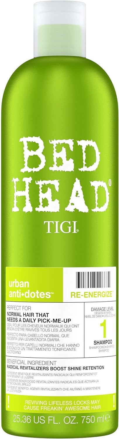 Picture of Bed Head by TIGI - Urban Antidotes Re-Energise Shampoo 750ml