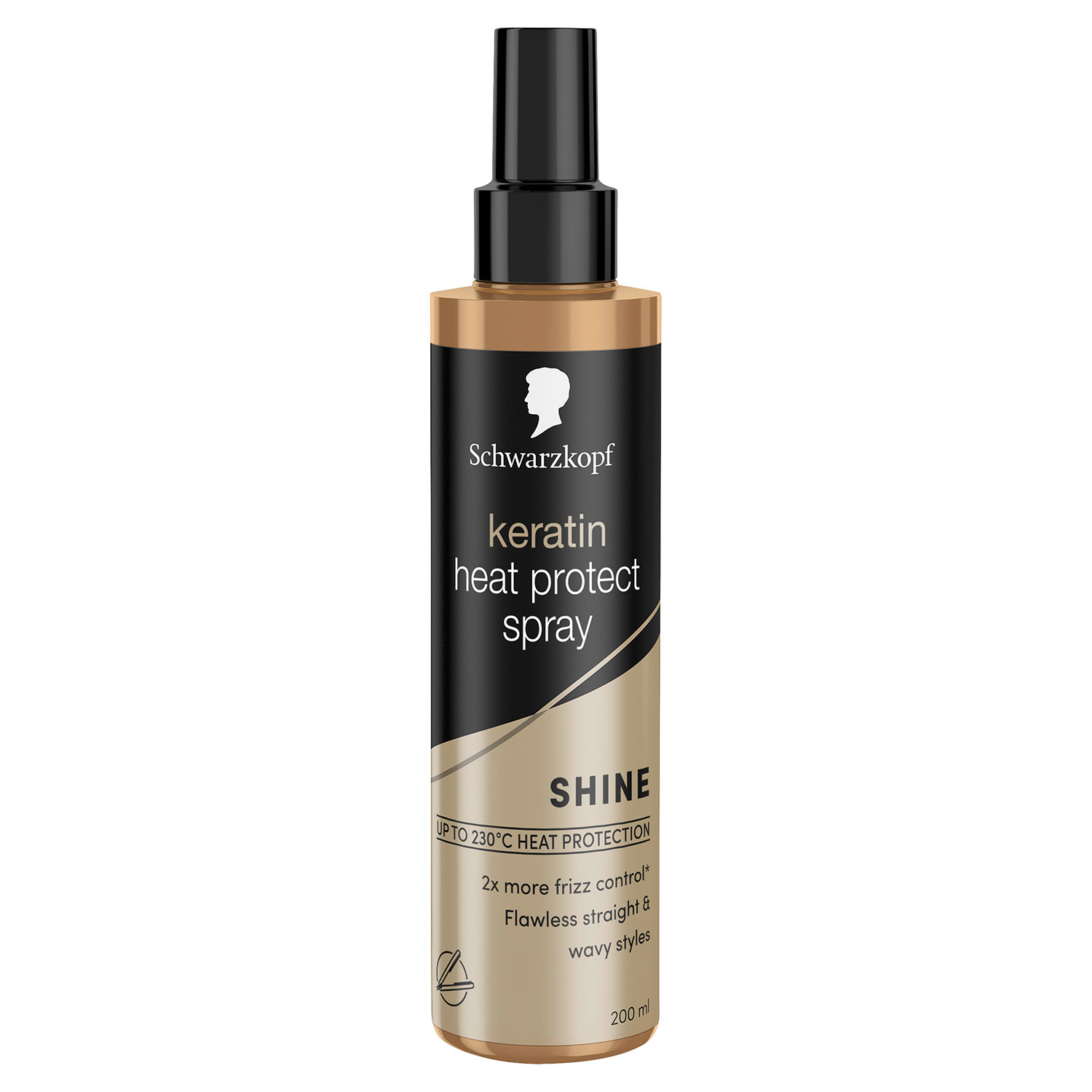 Picture of Schwarzkopf Styling Keratin Heat Protection Hair Spray 200ml